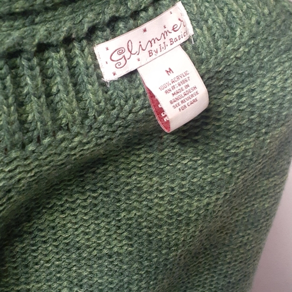 Glimmer by JJ basics sweater/cardigan. M - Picture 9 of 9